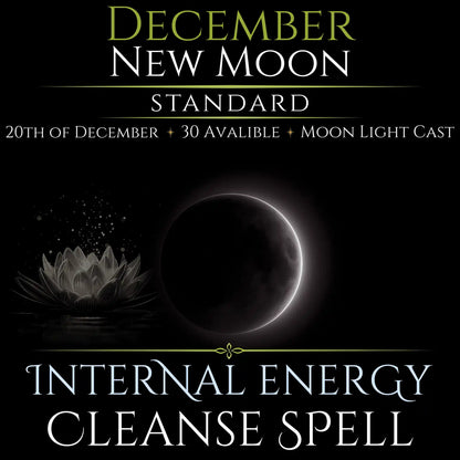 December New Moon Internal Energy Cleanse Spell