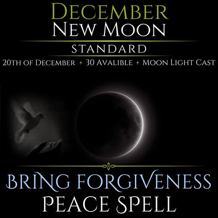December New Moon Bring Forgiveness Peace Spell
