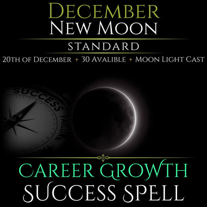 December New Moon Career Growth Success Spell