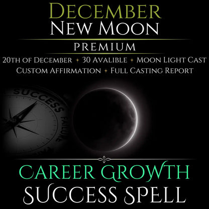 December New Moon Career Growth Success Spell