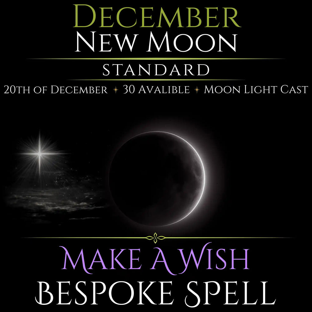 December New Moon Make A Wish Bespoke Spell