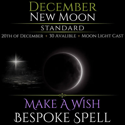 December New Moon Make A Wish Bespoke Spell