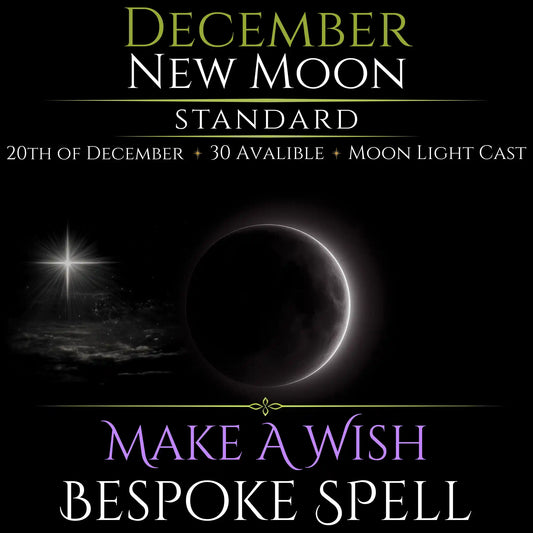 December New Moon Make A Wish Bespoke Spell