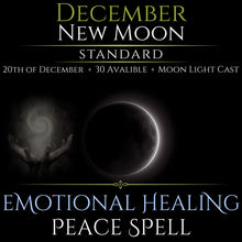 December New Moon Emotional Healing Peace Spell