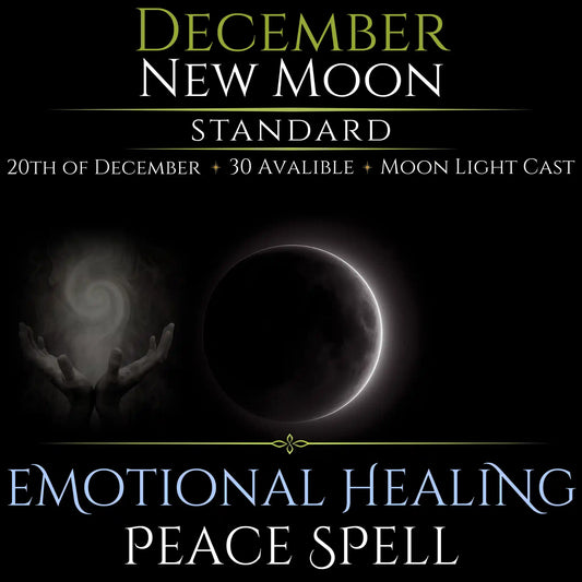 December New Moon Emotional Healing Peace Spell