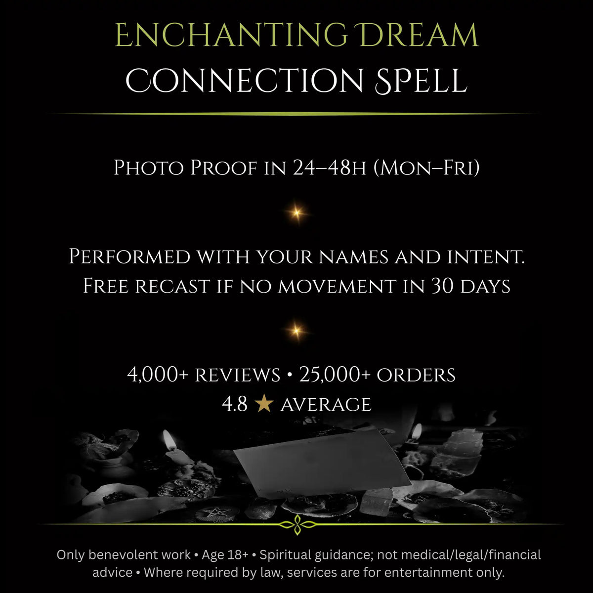 October New Moon Enchanting Dream Connection Spell