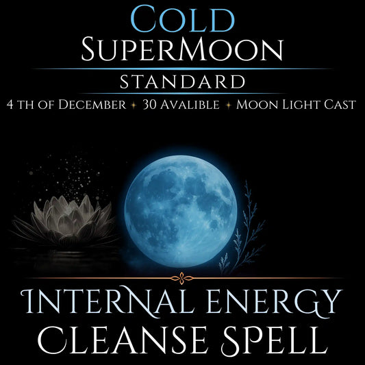 Cold SuperMoon Internal Energy Cleanse Spell