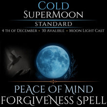 Cold SuperMoon Peace of Mind Forgiveness Spell