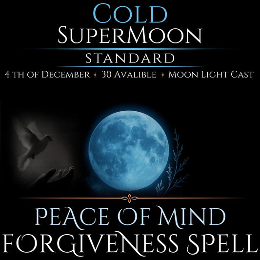 Cold SuperMoon Peace of Mind Forgiveness Spell