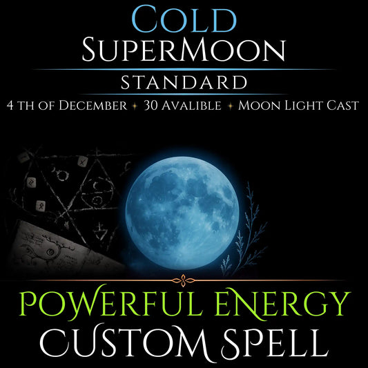 Cold SuperMoon Powerful Energy Custom Spell