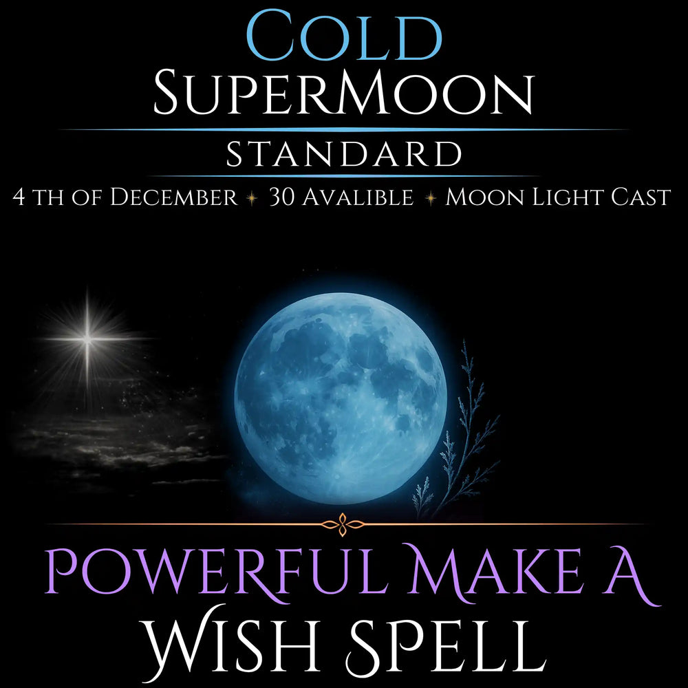 Cold SuperMoon Make A Wish Spell
