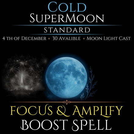 Cold SuperMoon Focus & Amplify Boost Spell