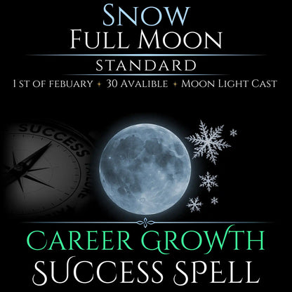 Snow Full Moon Career Growth Success Spell