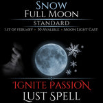Snow Full Moon Ignite Passion Lust Spell