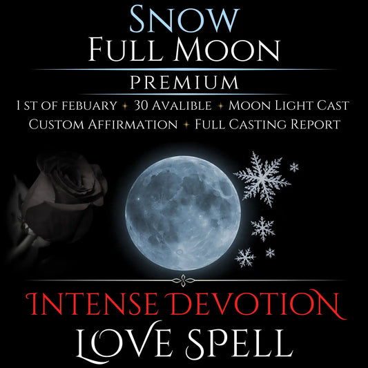 Snow Full Moon Intense Devotion Love Spell