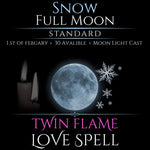 Snow Full Moon Twin Flame Love Spell