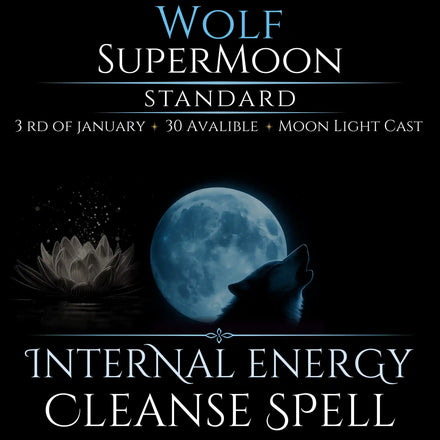 Wolf SuperMoon Internal Energy Cleanse Spell