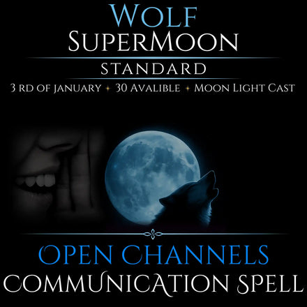 Wolf SuperMoon Open Communication Clarity Spell