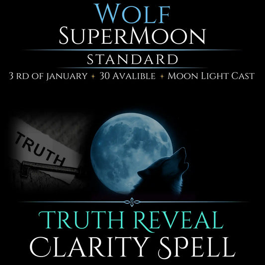 Wolf SuperMoon Truth Reveal Clarity Spell