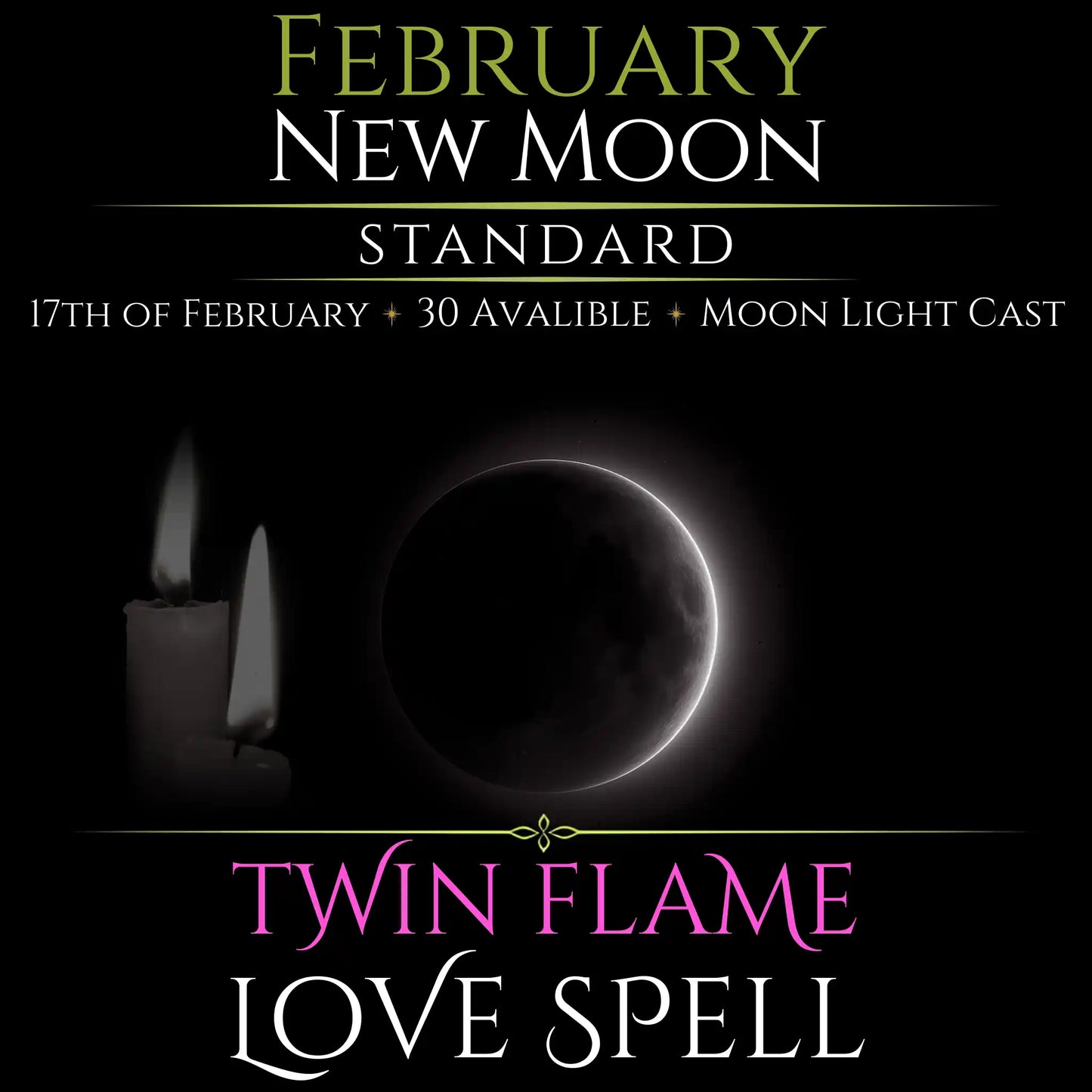 February New Moon Eclipse Twin Flame Love Spell