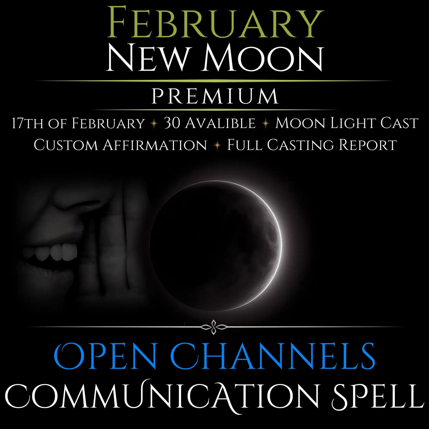 February New Moon Eclipse Open Communication Clarity Spell