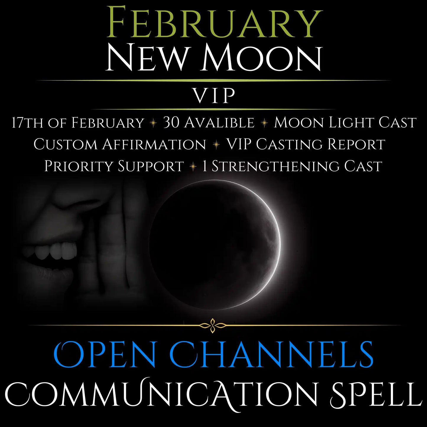 February New Moon Eclipse Open Communication Clarity Spell
