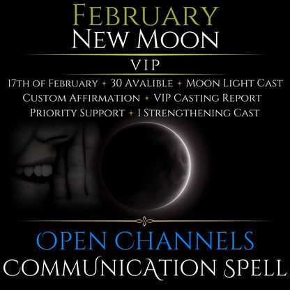 February New Moon Eclipse Open Communication Clarity Spell