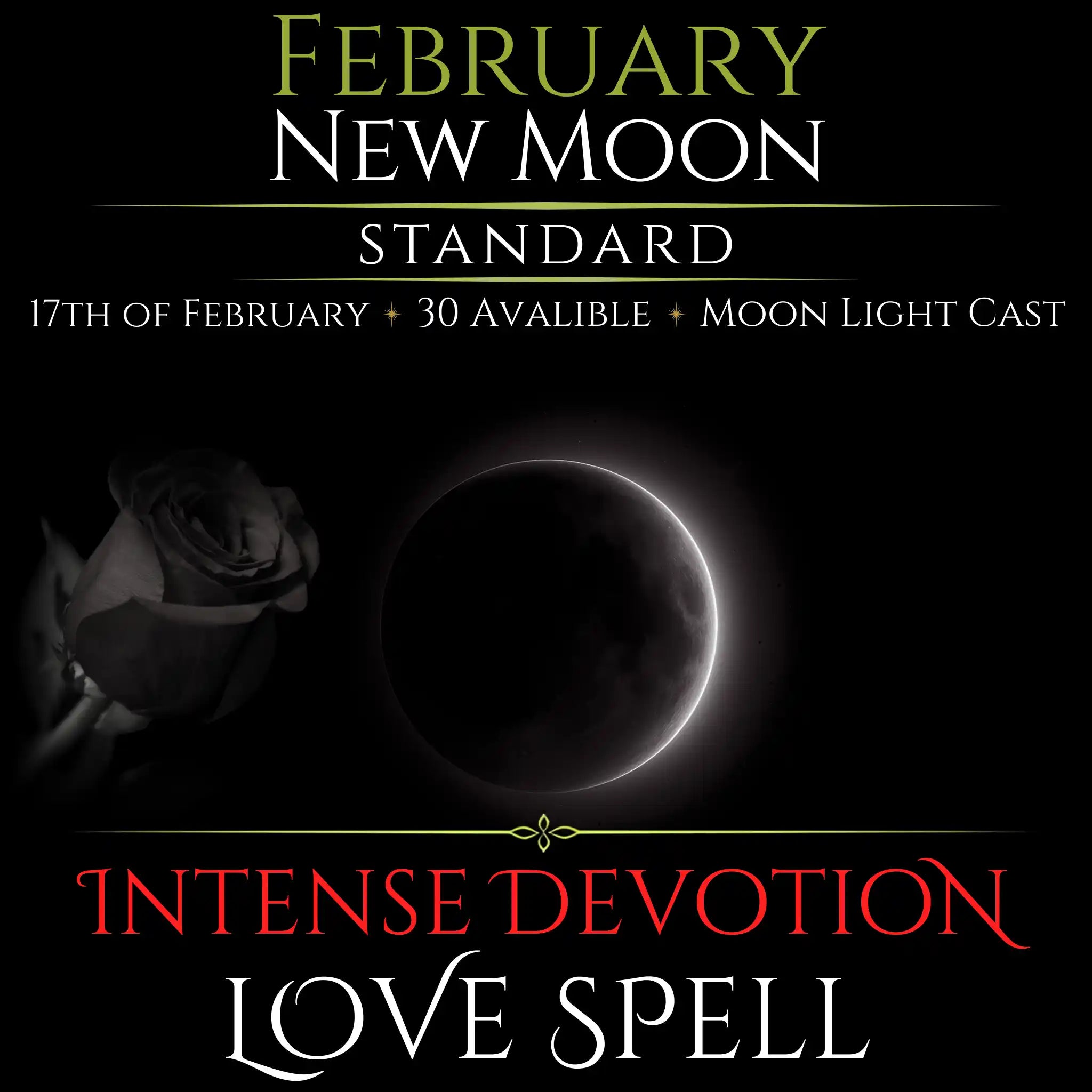 February New Moon Eclipse Intense Devotion Love Spell