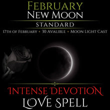 February New Moon Eclipse Intense Devotion Love Spell