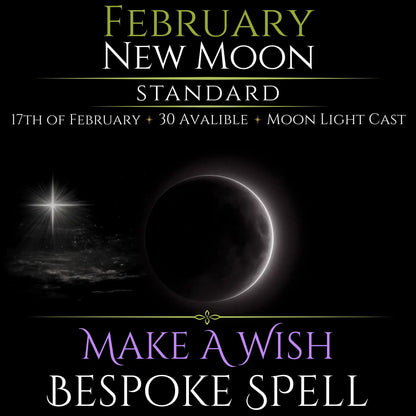 February New Moon Eclipse Make A Wish Bespoke Spell