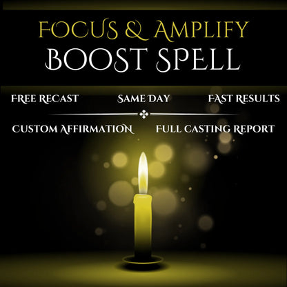 Focus & Amplify Boost Spell