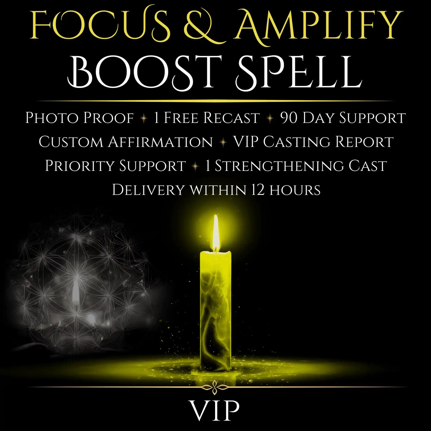 Focus & Amplify Boost Spell