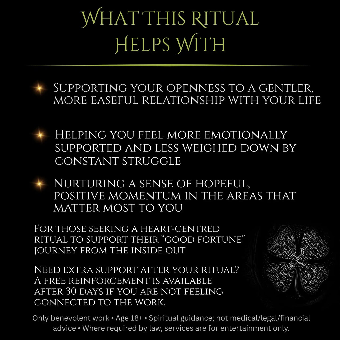 Good Fortune Ritual