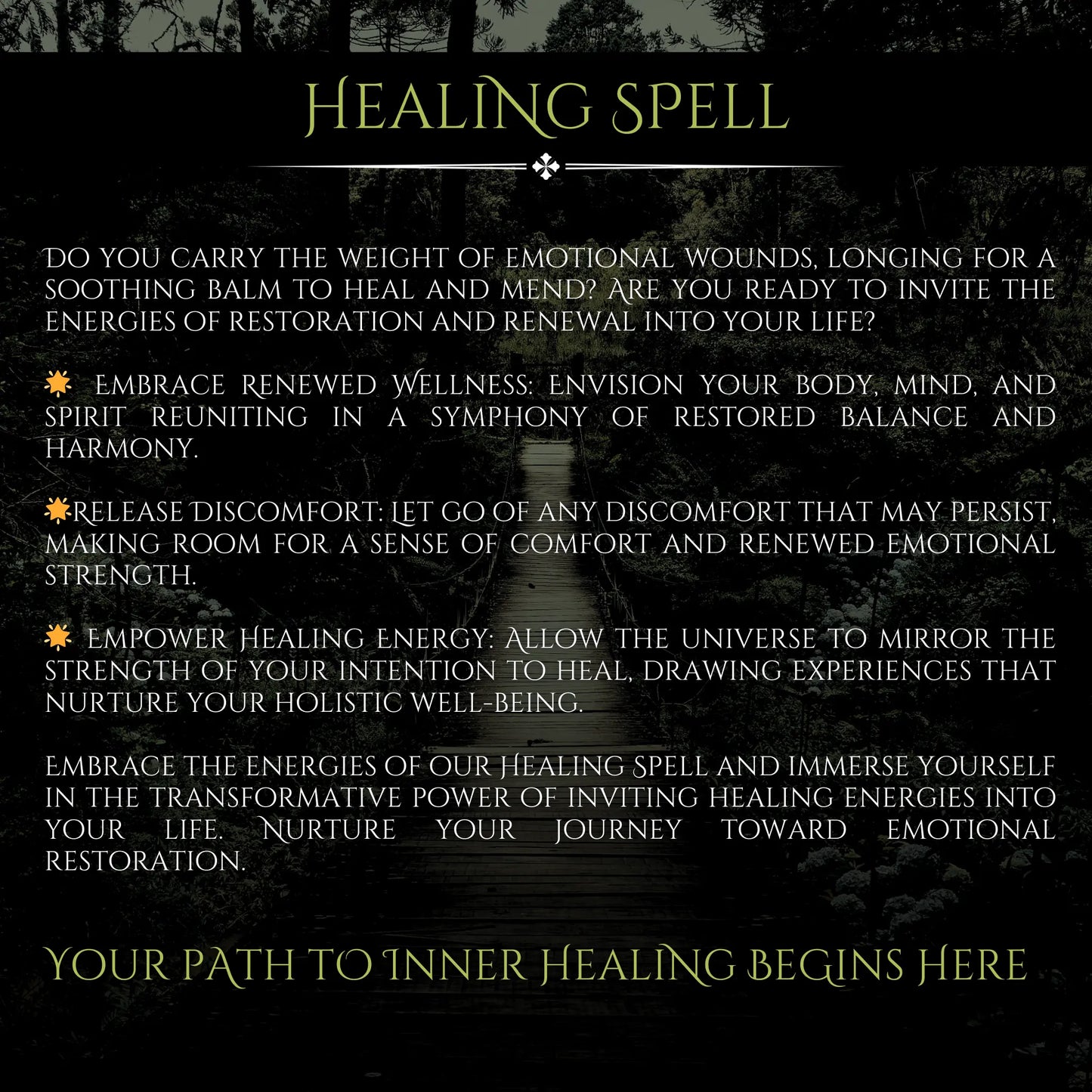 Fast Results Healing Spell