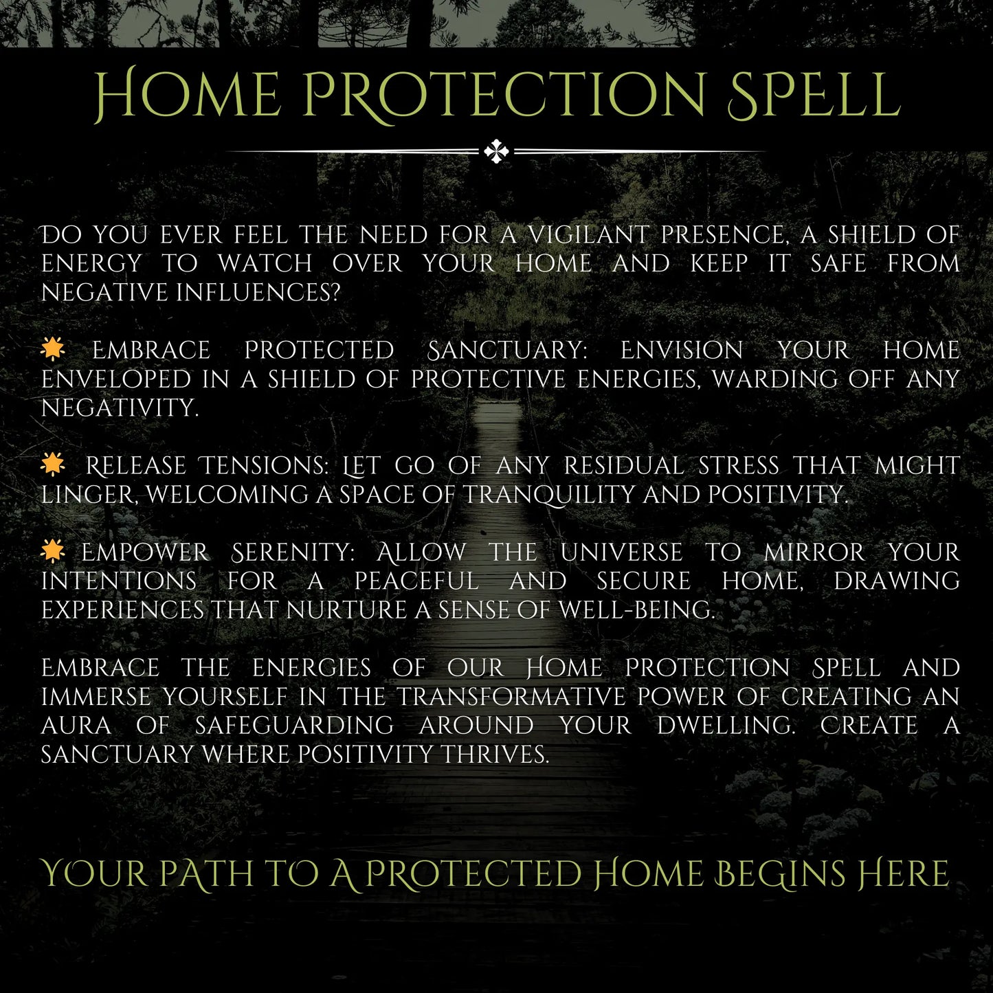 Home Protection Spell