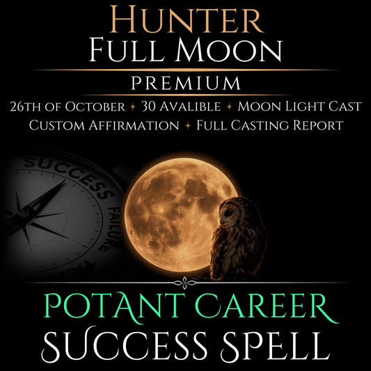 Hunter Full Moon Career Growth Success Spell