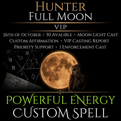 Hunter Full Moon Custom Energy Bespoke Spell