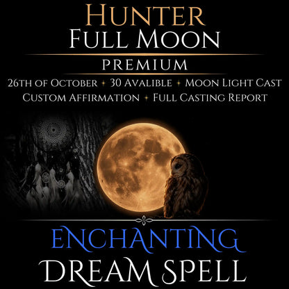 Hunter Full Moon Enchanting Dream Connection Spell