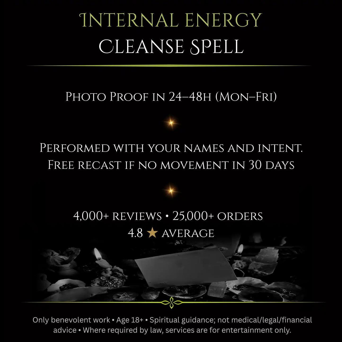 Internal Energy Cleanse Spell