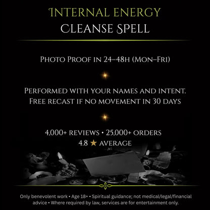 Internal Energy Cleanse Spell