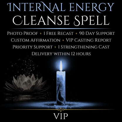 Internal Energy Cleanse Spell