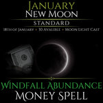 Januaruy New Moon Windfall Abundance Money Spell