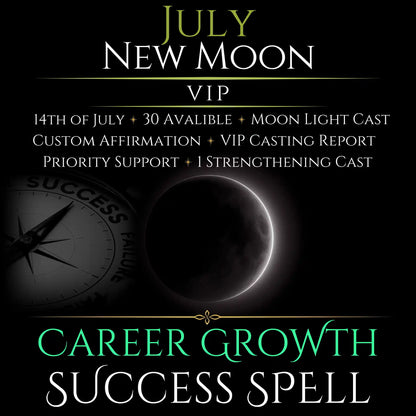 July New Moon Career Growth Success Spell