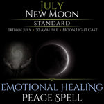 July New Moon Emotional Healing Peace Spell
