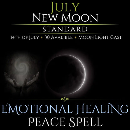 July New Moon Emotional Healing Peace Spell