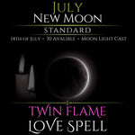 July New Moon Twin Flame Love Spell