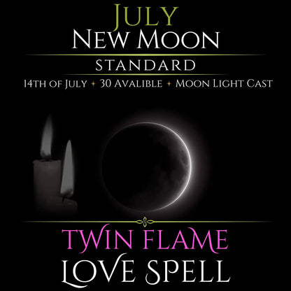 July New Moon Twin Flame Love Spell