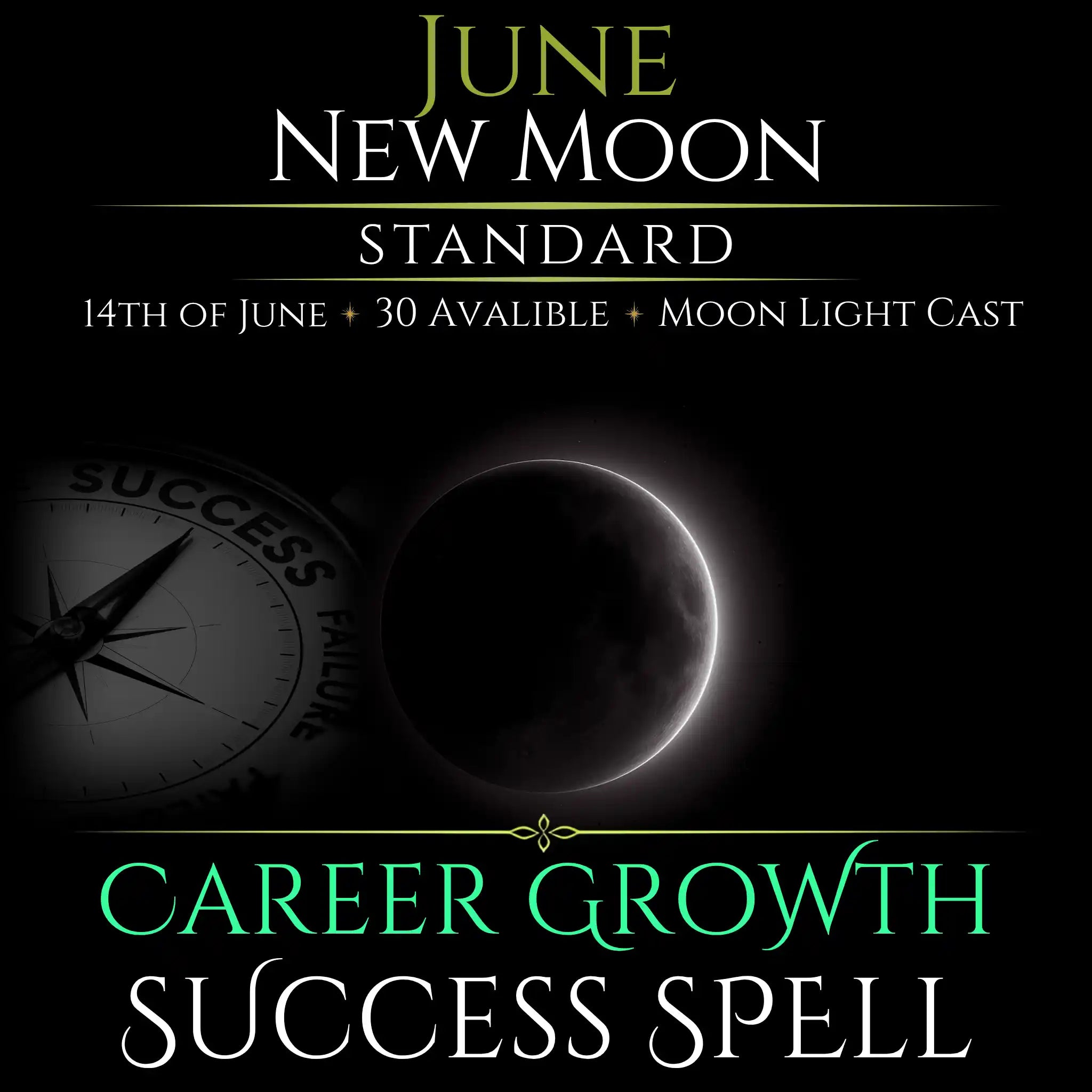 June New Moon Career Growth Success Spell
