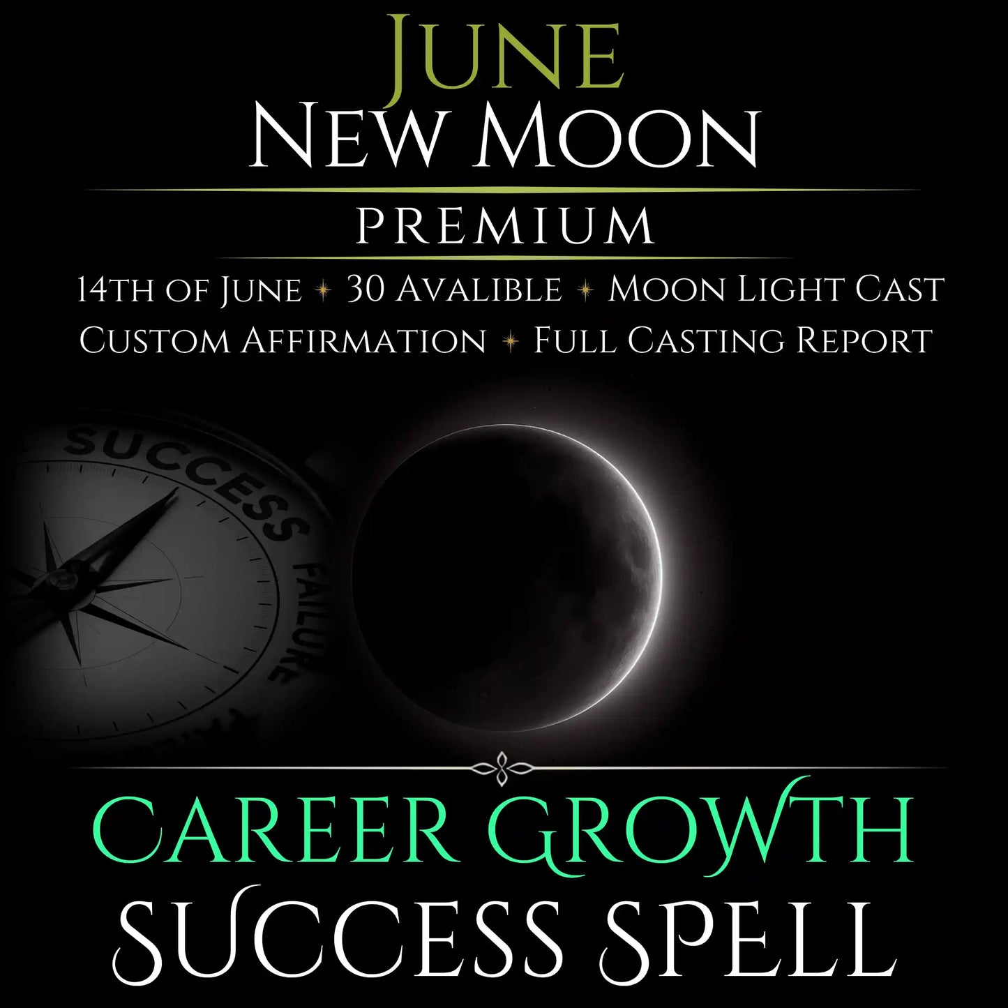 June New Moon Career Growth Success Spell