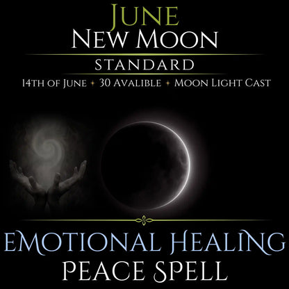 June New Moon Emotional Healing Peace Spell